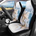 thumbnail image 2 of POLERO Starfish Pattern Washable Front Seat Cover for Automotive, Polyester High Back Vehicle Seat Covers Van, 2 of 9