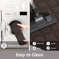 thumbnail image 3 of JAATOP Doormat Indoor 20"x 32", Non Slip Entryway Rugs Washable Welcome Mat for Inside, Front Door Mat for Entrance, Dirt Trapper, Brown, 3 of 10