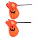 thumbnail image 2 of 2 piezas de bolsas de truco trato de Halloween Palm Candy Pouch Party Favores accesorios divertidos para niños (naranja), 2 of 5