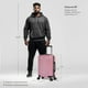 thumbnail image 2 of Luggage InUSA Deep, para equipaje de mano, 20 pulgadas, cara dura, color oro rosa, 2 of 8