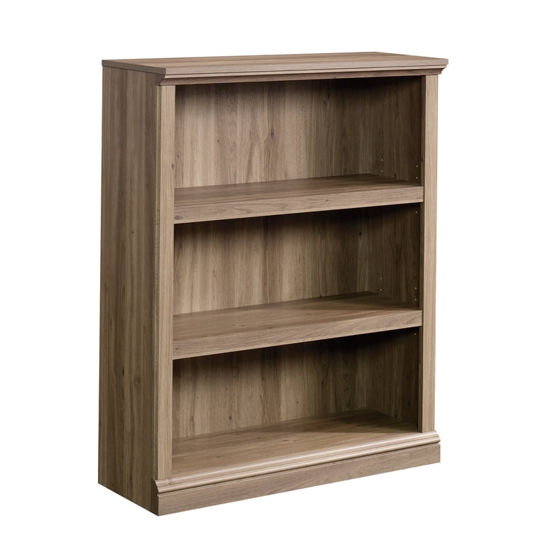 Sauder Select 3-Shelf Bookcase, Salt Oak Finish photo 2