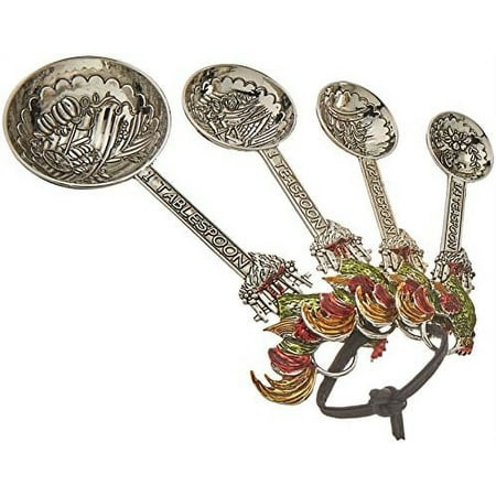 

MSRNG SPNS 4PCSET ZI Rooster Measuring Spoons