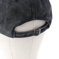 thumbnail image 3 of LULULION Casual Baseball Cap for Men Distressed Hat Adjustable Design Black 1Pcs, 3 of 4