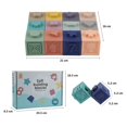 thumbnail image 4 of 12 PC Baby Blocks Soft Building Blocks Teether Toy with Numbers, Shapes, Animal Shapes, 4 of 4