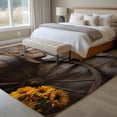 thumbnail image 4 of Large Area Rugs for Living Room Bedroom, Vintage Western 6'x9' Rug Washable Carpet Runner Indoor Outdoor, Countryside Sunflowers Wooden Retro Non Slip Floor Mats Rug for Kitchen, Playroom, 4 of 8