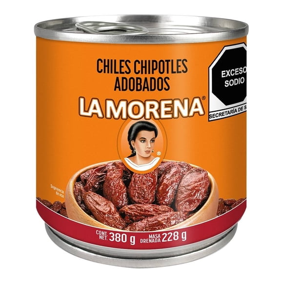 Chiles chipotles La Morena adobados 380 g
