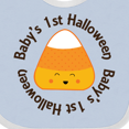 thumbnail image 4 of Inktastic First Halloween Candy Corn Boys or Girls Baby Bib, 4 of 4