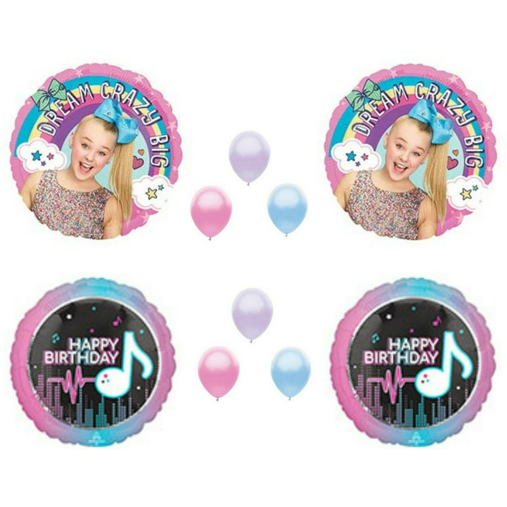 JOJO SIWA music BIRTHDAY PARTY Balloons Decorations Supplies Bow