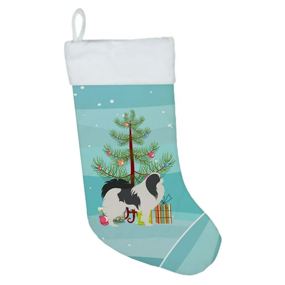 Japanese Chin Merry Christmas Tree Christmas Stocking
