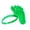 Green, variant on Printed Foot Shaped Sun Visor Hat, Barefoot headband for sun protection fun, perfect for camp counselors, beach weddings, and themed summer parties.