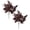 Brown 2PCS, variant on Artificial Plum Cimicifuga Leaf Sprays,20 inch Faux Ramosa Branches for Vase,Plum Fall Decorative Leaves with Stems,Realistic Fall Decorations for Home Wedding Farmhouse Table Centerpiece,Brown 1PCS