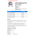 thumbnail image 2 of Front Brake Pad and Rotor and Wheel Hub Kit - Compatible with 2011 - 2019 GMC Sierra 2500 HD 2012 2013 2014 2015 2016 2017 2018, 2 of 2