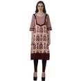 thumbnail image 2 of Moomaya Kurti Droit pour Femmes Tunique Indienne Imprimée Kurta Longue, 2 of 6