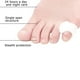 thumbnail image 2 of 1 Par Separadores Pulgar Silicona para Dedo Pequeño Correctores Juanete Y Hallux Valgus, 2 of 9