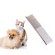 thumbnail image 2 of Peine de acero inoxidable para el cuidado de mascotas, suministros para quitar nudos de pelo para perros (19*4cm), 2 of 2