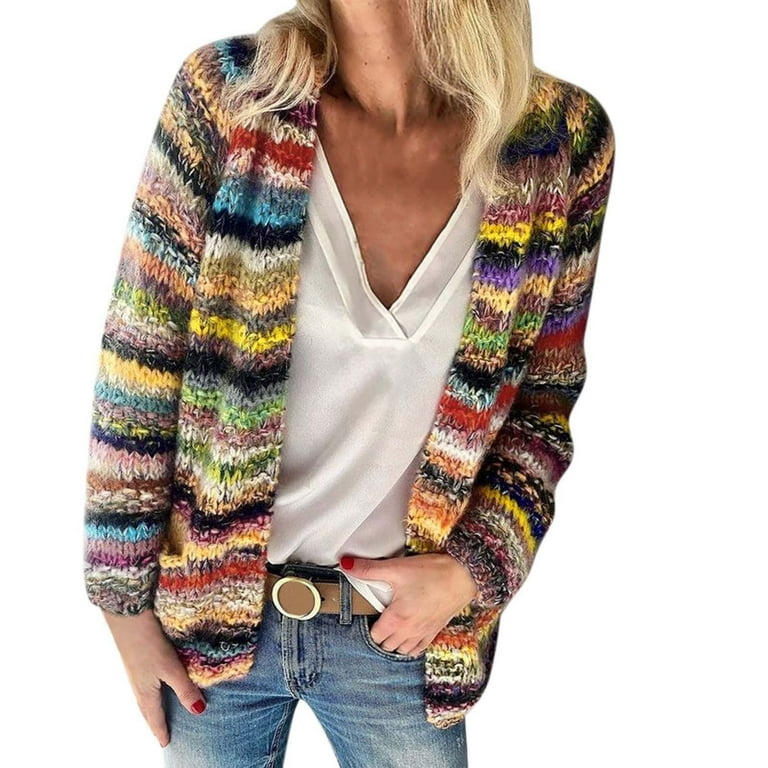 Womens cardigan deals sweaters walmart