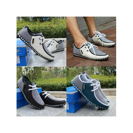 New Men's Smart Casual Fashion Shoes Breathable Sneakers Running (Best Smart Casual Shoes)