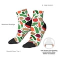 thumbnail image 6 of Pofeuu Vegetables Print 30cm Socks, Adult Running Hiking Socks for Youth and Adult, 6 of 7