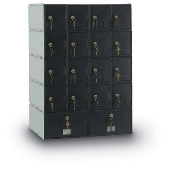 Postal Products Unlimited N1023636 18-Door Standard Rear Loading Guardian System, 55