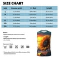 thumbnail image 4 of Disketp Sunset Coast Sunflower Sleeveless Tshirts for Men, Muscle Shirts for Men Dry Fit Tank Top-3X-Large, 4 of 5