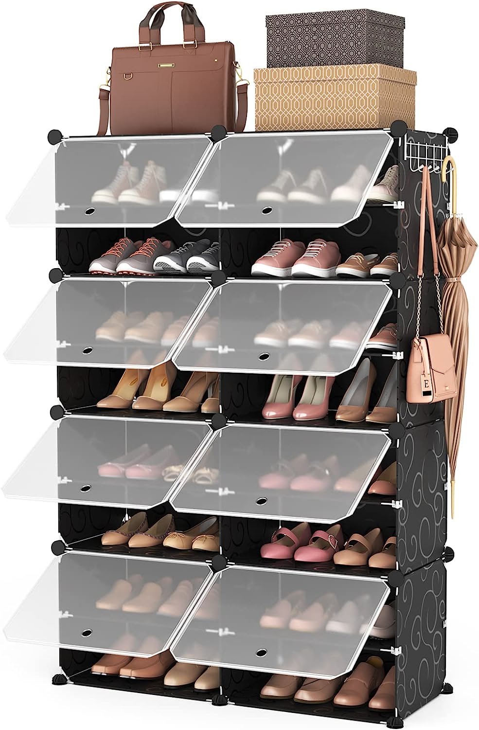 Shoe Rack Organizer, 8Tier Shoe Storage 32 Pairs Shoe Rack Organizer