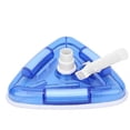 thumbnail image 1 of Swimming Pool Suction Head Transparent Triangular Vacuum Floor Head With Brush Hose Interface, 1 of 4