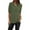 Sage Green, variant on YOTMKGDO Elbow-Length V-Neck Shirt | Button Women Ladies Clothing Loose Shirt Chiffon Zipper Long Sleeves Plus Size Tops, summer tops for women (Sage Green, L)