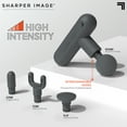thumbnail image 4 of Sharper Image® Powerboost Move® Deep Tissue Portable Percussion Massage Gun, 4 Attachments, Rechargeable, 4 of 16