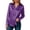 Purple, variant on Oversized Button Down Shirts for Womens Casual Collar Regular Fit Solid Color Long Sleeve Shirt Comfortable Lightweight Work Office Tops Purple L
