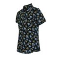 thumbnail image 3 of Camisa George Talla G Casual Manga Corta con Estampado Tropical Multicolor con Negro, 3 of 4