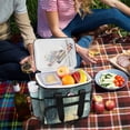 thumbnail image 5 of FORMRS Insulated Cooler Bag 24 Cans Capacity Soft Leakproof Lunch Box with Side Pockets, Night Forest Scene, 5 of 7