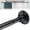 black, variant on YeYeBest White Shower Curtain Rod - Adjustable Frosted Shower Curtain Rod 29-64'', Heavy Duty Shower Curtain Rod for Bathroom, Closet, Window, Doorway, Bedroom, Patio