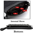 thumbnail image 4 of Women Small Punk Rivet Handbag Purse Clutch Shoulder Tote Top-handle Bag, 4 of 6