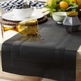 thumbnail image 3 of Camino de Mesa DII PVC Tejido para Interior y Exterior 36x183 cm Negro, 3 of 7
