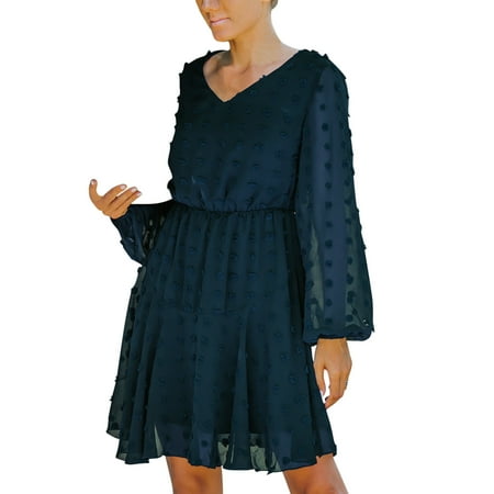 

adviicd Black Dress Shoes For Women Women s Keyhole Mesh Bell Long Sleeves Gothic Cocktail Vintage Dress