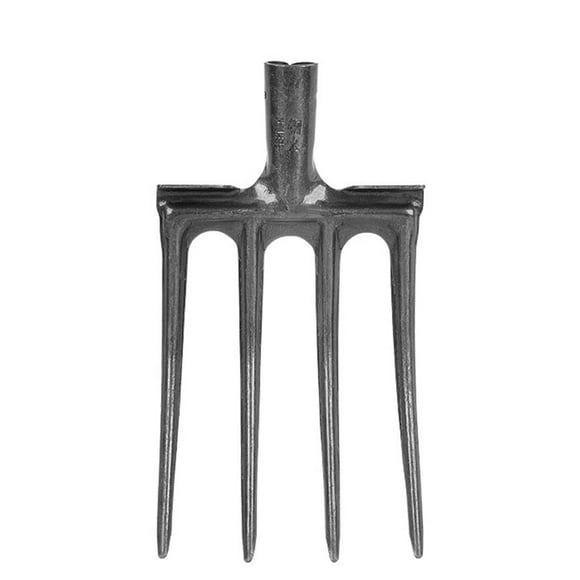 Garden Fork Tool, Long Lasting Corrosion Prevention Anti Bending Digging Fork for Farm 4 Tine