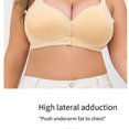 thumbnail image 5 of YWDJ Full Coverage Bras for Women Wide Straps Plus Size Push up No Underwire Comfort Straps Support Bralette Breathable Soft Bra for All Shapes Sagging Breasts Beige 40, 5 of 5