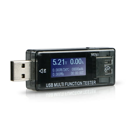 TSV LCD USB Voltmeter Tester Detector Ammeter Power Capacity Voltage Current (Best Cycling Power Meter)