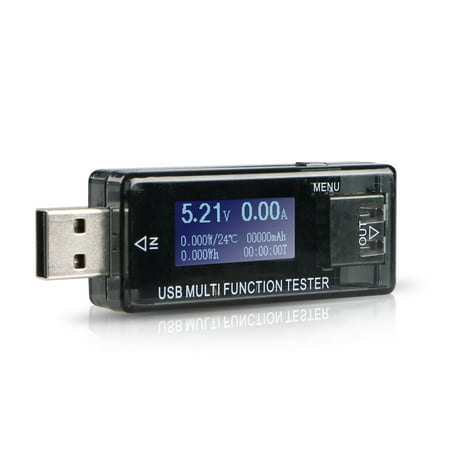 - TSV USB Digital Power Meter Tester Multimeter Current and Voltage Monitor, DC 5.1A 30V Amp Voltage Power Meter, Test Speed of Chargers, Cables, Capacity of Power Banks-Black