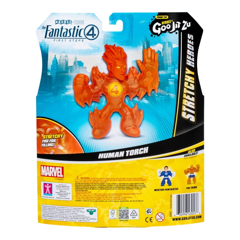 Heroes of Goo Jit Zu Fantastic Four Human Torch Action Figure