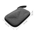 thumbnail image 2 of OUNONA Shock Resistant Eva Hard Case Grey for Ocarina Music Instrument with Spacious Interior Storage, 2 of 7