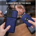 thumbnail image 5 of Case for iPhone SE 2022/2020 with Card Holder, Heavy Duty Protection Phone Case with Magnetic Ring Kickstand Slide Camera Cover for iPhone SE 2022,4.7 inch LJK Rose Gold, 5 of 8