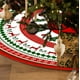 thumbnail image 4 of Falda de árbol de Navidad | Poliéster multicolor con estampado de cuadros de copo de nieve | Decoración navideña americana festiva | 1 Pieza | 90 cm de diámetro | Duradero y fácil de limpiar, 4 of 6