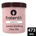 thumbnail image 1 of Sorbetto Non Laitier Talenti Fraise d'Été Talenti Fraise – 473 ml, 1 of 7
