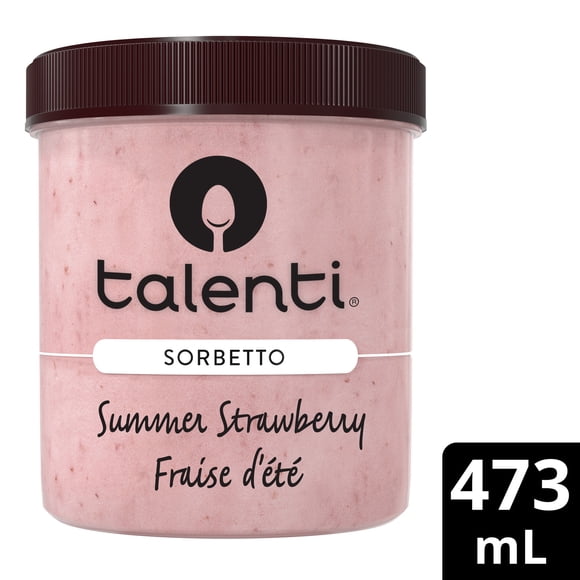 Talenti Summer Strawberry Dairy Free Sorbetto 473 mL, TALENTI STRAWBERRY 473ML
