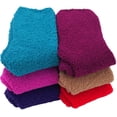 thumbnail image 6 of ToBeInStyle Women's Pack of 6 Soft Plush Warm Fuzzy Winter Socks - Deep Colors, 6 of 7