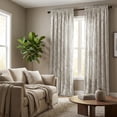 thumbnail image 5 of SNITIE Crushed Velvet Rod Pocket Curtains, 2 Panels Luxurious Thermal Insulated Soundproof Drapes, Soft Durable Light-Filtering Window Treatments for Living Room Bedroom, 5 of 7