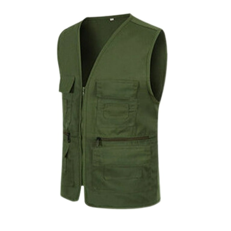 Grianlook Womens Waterproof Vest with Pockets Fishing Full Zip