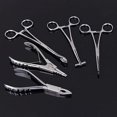 thumbnail image 1 of 1Set 316L Stainless Steel Body Ear Lip Piercing Forceps Pliers Needles Tool Set, 1 of 8