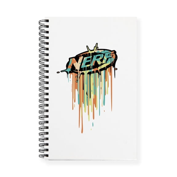 CafePress - Nerf Classic Melted Logo - Spiral Bound Journal Notebook, Personal Diary Dot Grid